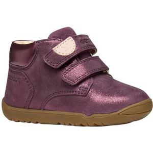 Geox B Macchia Girl First Walker Shoe, DK Violet, 19 EU, donker violet, 19 EU