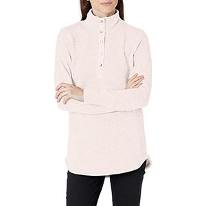 Charles River Apparel womens Hingham Tunic Pullover Sweater, Pink Pale Heather, X-Large US