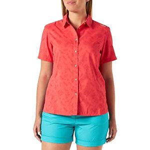 CMP Polyester halve mouwen T-shirt Floral Style Button Down C708, 42 vrouwen
