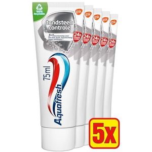 Aquafresh Tandsteen Controle Tandpasta, 5x75ML