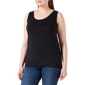 Marc O'Polo Dames shirt met bandjes/cami shirt, zwart, XL