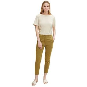 TOM TAILOR Dames cargobroek 1030618, 28866 - Strong Olive, 34W / 28L