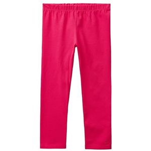 United Colors of Benetton Leggings voor meisjes en meisjes, Rood Magenta 34L, 110