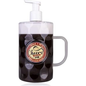 Accentra Zeepdispenser in bierpul design, handzeep Cheers in bierlook, met 720 ml handzeep in schuimpompdispenser, vloeibare zeep, geur: berk & ceder, cadeau-idee voor mannen en bierdrinkers