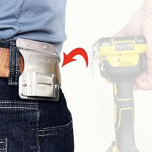 Clip On Tool Belt Drill Holder, Holster Tool Belt Clip voor Meetlint Houder, Draadloze Boor, Impact, Nailer, Alle Gereedschap met Hanger Clips