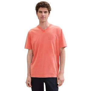 TOM TAILOR Heren T-shirt, 26202 - Flamingo Flower, XL
