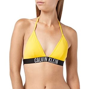 Calvin Klein Dames Triangle BH's, Warm geel, L