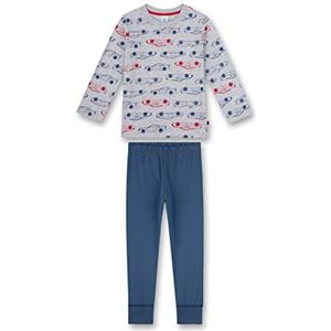 Sanetta Jongens 233447 pyjama lang, lichtgrijs melange, 98, lichtgrijs, gemêleerd, 98 cm