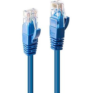 LINDY 10m CAT6 U/UTP Snagless Gigabit Netwerkkabel, Blauw