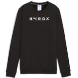 PUMA x HYROX Heavyweight top met ronde hals voor Dames, Zwart, Maat XXS