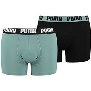 PUMA Heren Basic Boxer Briefs, Icelandic Green Combo, S, icelandic green combo, S
