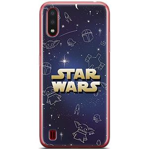 ERT GROUP mobiel telefoonhoesje voor Samsung A01 origineel en officieel erkend Star Wars patroon Baby Yoda 022 optimaal aangepast aan de vorm van de mobiele telefoon, hoesje is gemaakt van TPU