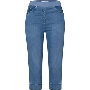 Raphaela by Brax Pamina Capri Light Denim Modieuze Jeans-Capri, Bleached, gemakkelijk te gebruiken, 29W / 32L