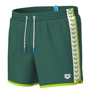 Arena Heren Team Stripe Beach Short, Mangrove-artic Lime-wit, L