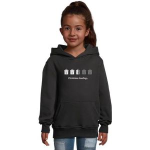 Merchcode Jongens capuchontrui, 65% katoen, 35% polyester, zwart, 146-152, zwart, 146-152