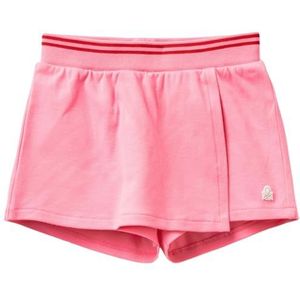 United Colors of Benetton Shorts voor meisjes en meisjes, Roze, 110 cm