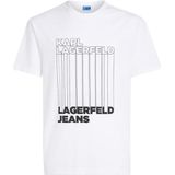 Karl Lagerfeld - A3M17002 - T-shirt - Wit - Katoen - Korte Mouwen