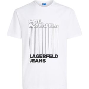 Karl Lagerfeld - A3M17002 - T-shirt - Wit - Katoen - Korte Mouwen