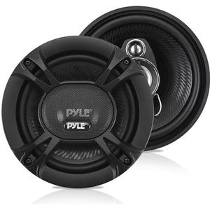 Pyle Auto Luidsprekerset - 3-Weg Universele Auto Speaker - Luidspreker voor Auto - Triaxiale Professionele Autoluisprekers - Geschikt voor Montage in Deur en Zijpaneel - 240 W - Zwart