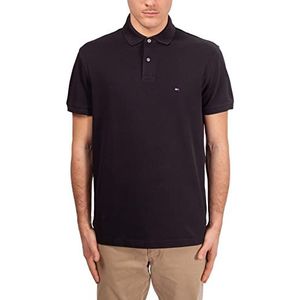 Tommy Hilfiger heren 1985 REGULAR POLO, Zwart, XL