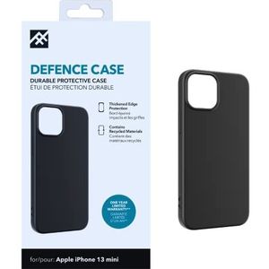 ZAGG iFrogz Defence beschermhoes compatibel met iPhone 13 Mini, duurzaam, klikbestendig, antislip, slank, gerecycled, zwart