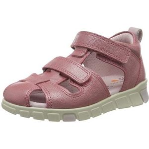ECCO Mini Stride Platte sandaal voor babymeisjes, Bubblegum, 25 EU