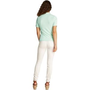 Tommy Hilfiger Dames S/S Polo, Groen (Opal Green), XS