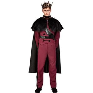 Kiss of Death Prince, Maroon, Top, Trousers & Cape, (XL)