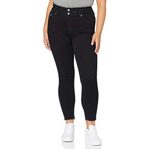 Calvin Klein Jeans damesbroek, black 2 waistb wh, 25W Kort