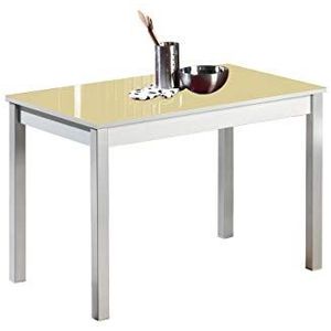 ASTIMESA Keukentafel, metaal, beige, 90 x 50 cm