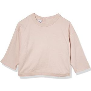 Petit Bateau T-shirt met lange mouwen voor meisjes, roze zoutoplossing, 24 Maanden