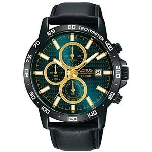 Lorus Analoge Quartz horloge met echt lederen band RM319GX9, riem