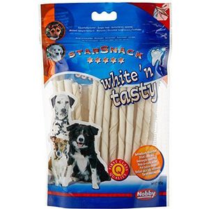 Nobby StarSnack Kauartikel voor honden - White, Kausticks, ca. 12,5 cm, 165 g
