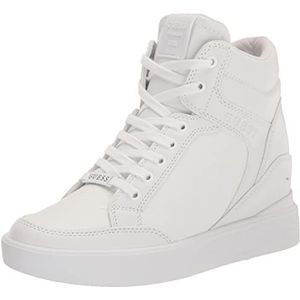 Guess Sneakers/Athletic Mid Top Wit 141 Dames Wit Maat 8.5, Kleur: wit., 8.5