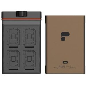 PolarPro - Leisteen Cardcase - SD Edition II - Woestijn - Weerbestendig/Schokbestendig/Crushproof - Wisselbare kaartinzetstukken - Verwisselbare kaartinzetstukken - Adventure Getest