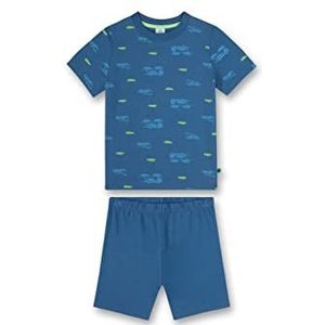 Sanetta Jongens 233114 pyjama kort, Ocean, 104, ocean, 104 cm