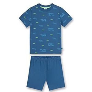 Sanetta Jongens 233114 pyjama kort, Ocean, 128, ocean, 128 cm