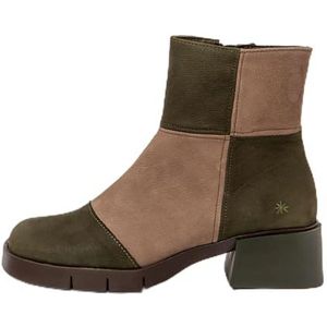 Art 1285 Warschau dameslaarzen, kaki-taupe, maat 37, kaki, taupe, 37 EU