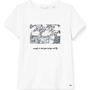 Mexx T-shirt voor meisjes, wit (Bright White 110601), 98/104 cm