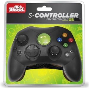 Old Skool Xbox Controller S-type Bedrade game Pad - Zwart