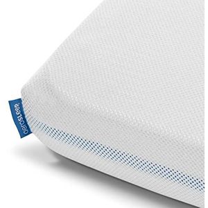 Aerosleep - SafeSleep hoeslaken babybed - optimale ademhaling - warmteregulering - machinewasbaar - 140 x 70 cm - 100% PES - wit