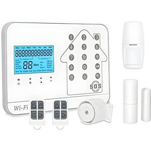 LIFEBOX - LBXFUTURAW - alarmsysteem voor thuis, draadloos, wifi box internet en GSM Futura wit, Smart Life- Lifebox - wit