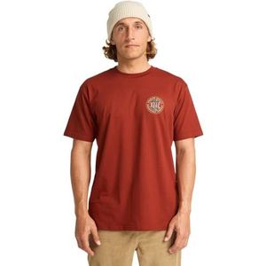 BILLABONG - ROTOR FILL - Shirt - basaltgrijs / rosa / karmijnrood / wit