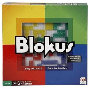 Mattel Games BJV44 - Blokus Classic, bordspel voor 2-4 spelers, speeltijd: ca. 30 minuten, 7 jaar en ouder