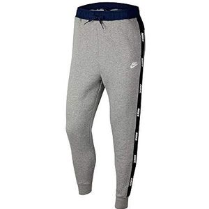 Nike M NSW CE JGGR BB HYBRID sportbroek, dk Grey Heather/Midnight Navy/(White) (Htr), L