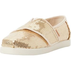 TOMS Alpargata Loafer voor jongens, platte champagne-mini-pailletten, 9 UK Kind, Champagne Mini Pailletten, 9 UK Child