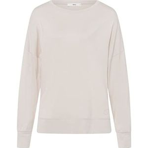 BRAX Dames Style Caren Viscose Solid geraffineerd shirt met lange mouwen sweatshirt, rope, 34