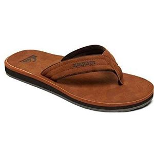 Quiksilver Carver Nubuck Teenslippers voor heren, bruin bruin bruin Xccc, 46 EU