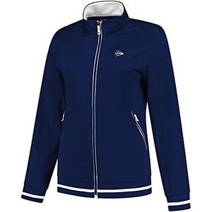Dunlop Girl's Club Girls Gebreid jasje, tennisshirt, marineblauw, 164, navy, 164 cm