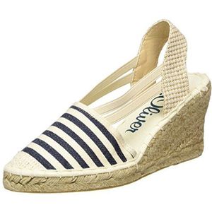 s.Oliver dames 28325 espadrilles, Blauw Navy Nature 827, 36 EU